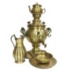 Perzische Messing Samovar Decoratieve Houtskool Theemaker 6 Liter