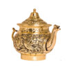 Perzische messing samovar decoratieve houtskool-theemaker 3 liter