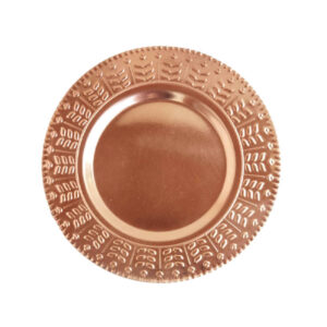 Perzische Koperen Dinnerbord – Model Atrisa