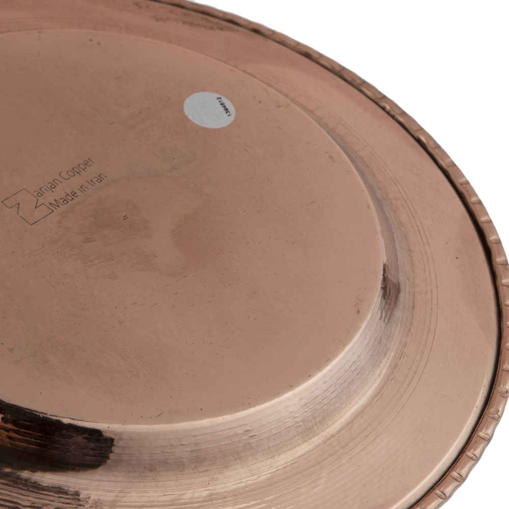 Perzische Koperen Dinnerbord – Model Adena