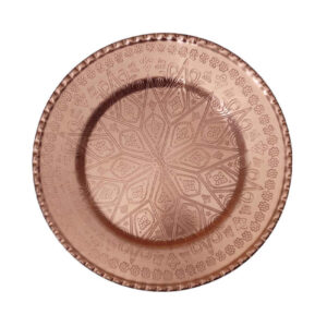 Perzische Koperen Dinnerbord – Model Atrin