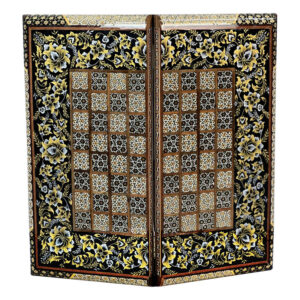 Perzisch Khatamkari Houten Schaakbord Model Khataei