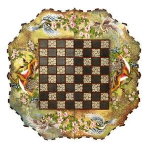 Perzisch Khatamkari Schaakbord Model Tasheir