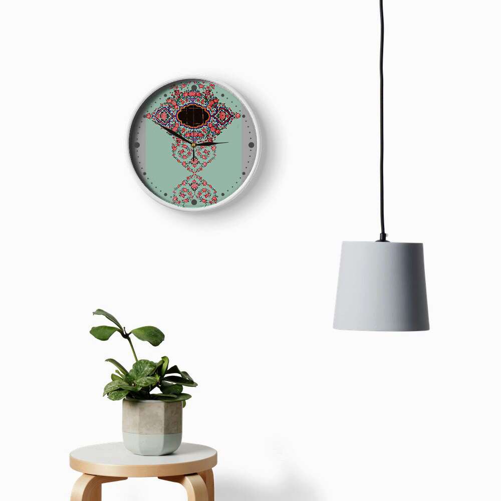 Ronde Perzische Wandklok – Model Nojavan