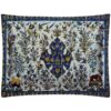 Perzische fluwelen kussensloop – Zohreh model blauw (2x)