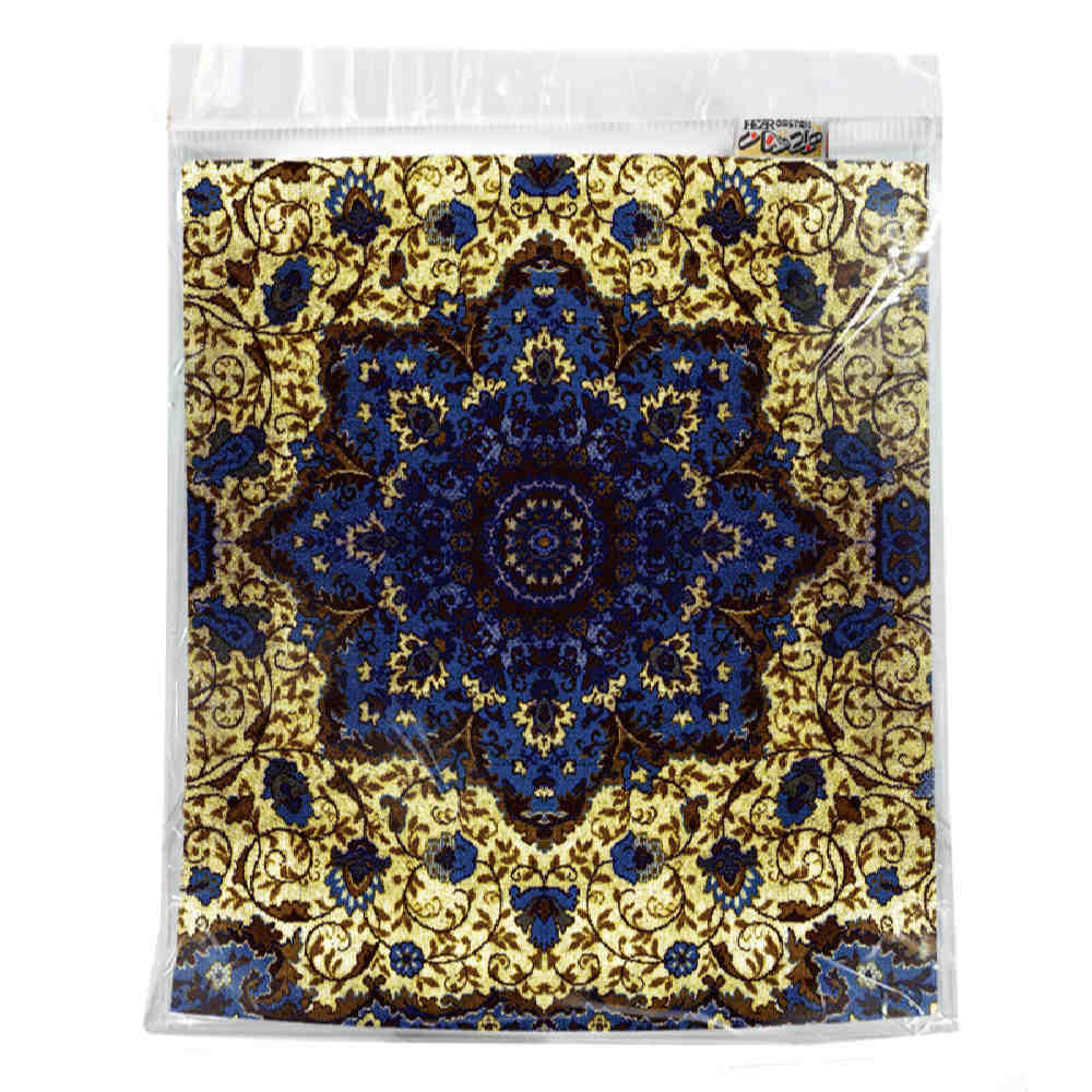 Perzische fluwelen kussensloop – traditioneel navy blauw (2x)