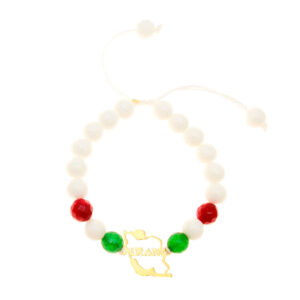 Kralenarmband voor Dames – Wit Iran Ontwerp