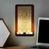 Perzische houten theelicht wandhouder Omid (set van 2)