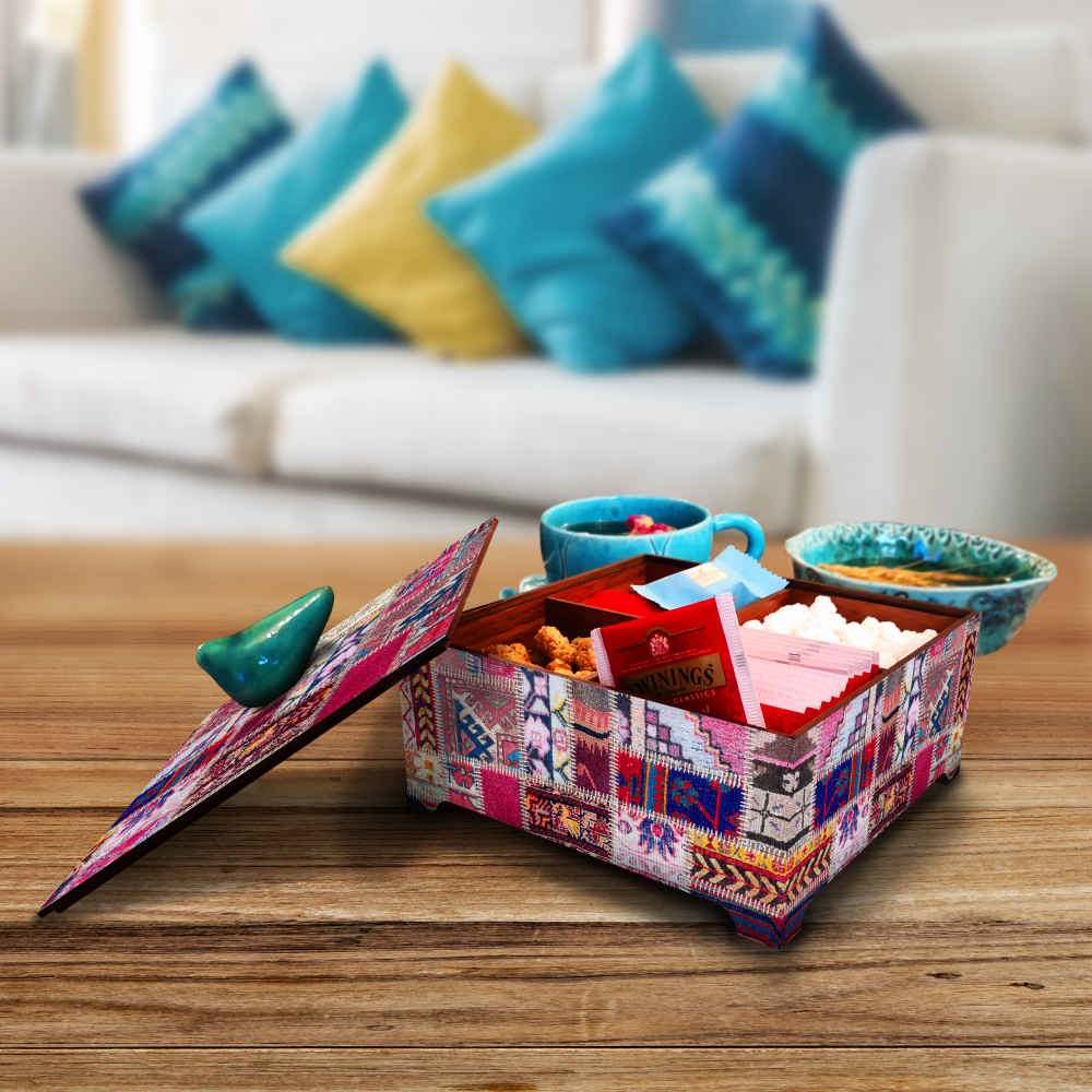 Borna Handgemaakte Houten Snoepdoos