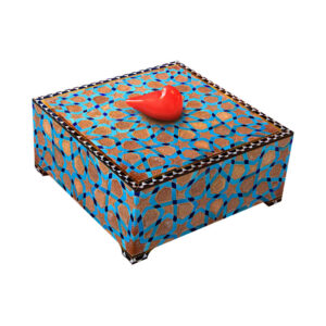 Farhad Houten Snoepdoos Organizer Blauw