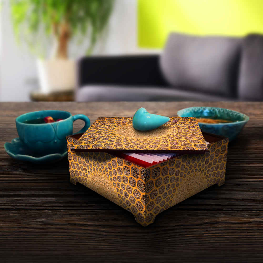 Gonbad Handgemaakte Houten Snoepdoos