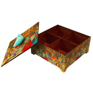 Miniatuurstijl Houten Snoepdoos Organizer