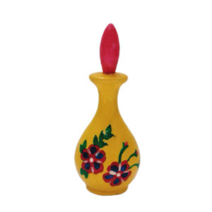 Perzische Surma Dani Container voor het Bewaren van Kohl van Hout Flower (x2)