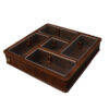 Mahsa Houten Noten- & Snoep-Organizer – Multi-sectie opbergbox