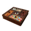 Mahsa Houten Noten- & Snoep-Organizer – Multi-sectie opbergbox