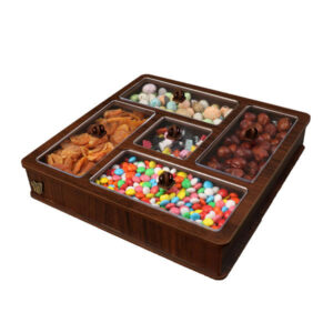 Mahsa Houten Noten- & Snoep Organizer Doos