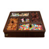 Mahsa Houten Noten- & Snoep-Organizer – Multi-sectie opbergbox