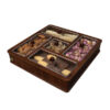 Mahsa Houten Noten- & Snoep-Organizer – Multi-sectie opbergbox