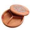 3-Vaks Houten Noten- & Snack-Organizer – Elegante serveerschaal