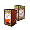 Perzische Houten Theelicht Lantaarn Norooz (x2)