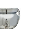 Perzische Elektrische Samovar - Zilverkleurig Messing - 2 Liter