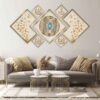 7 stuks Islamitische Posterprint – Troonvers Ingelijste Muurdecoratie
