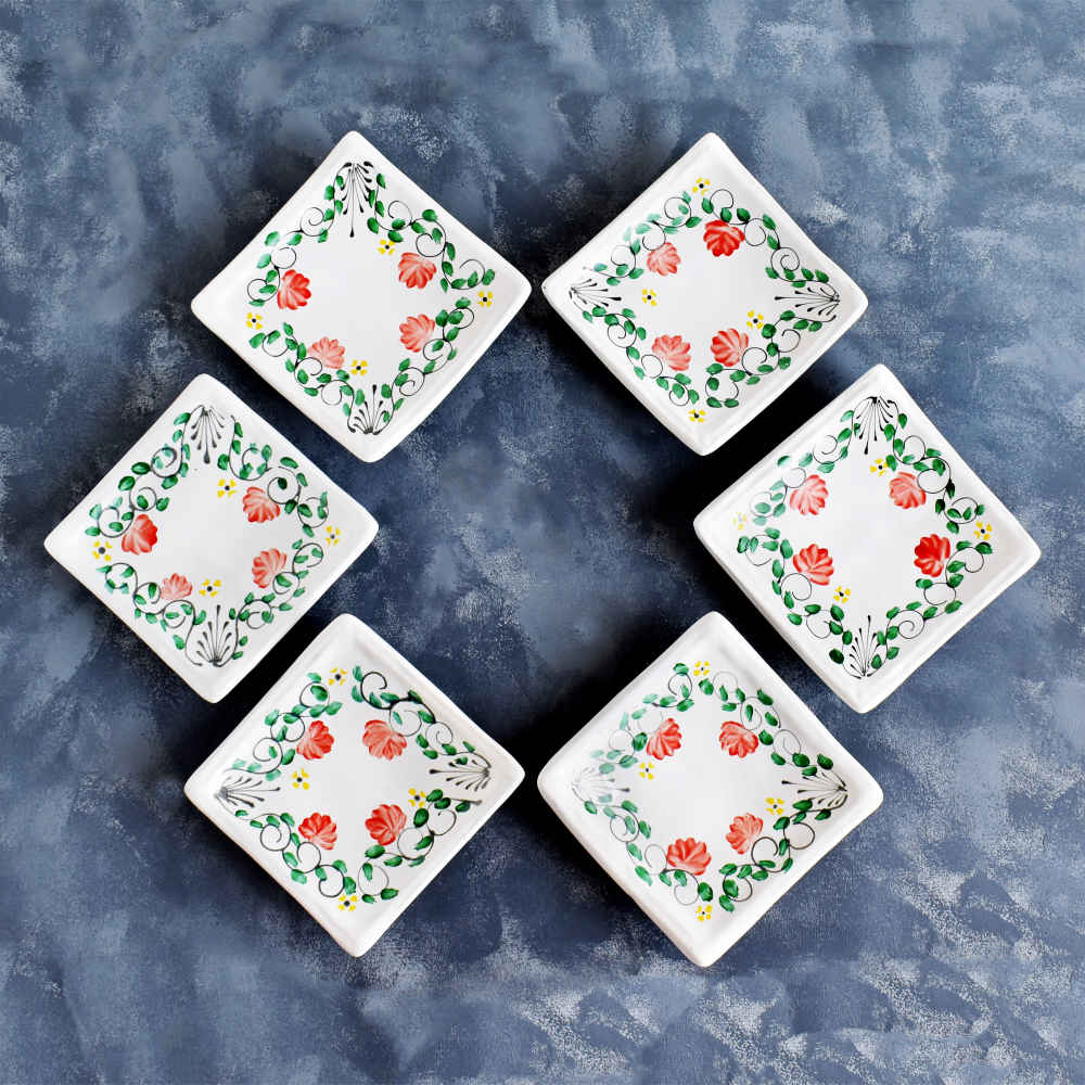 Haft-Sin Schalenset met Spiegel voor Nowruz – Bahari (10-delig)