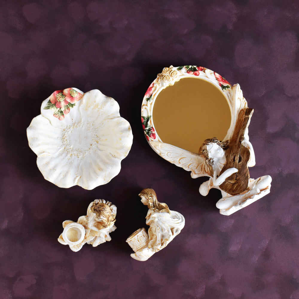 Haft-Sin Schalenset met Spiegel voor Nowruz – Delnavaz (11-delig)