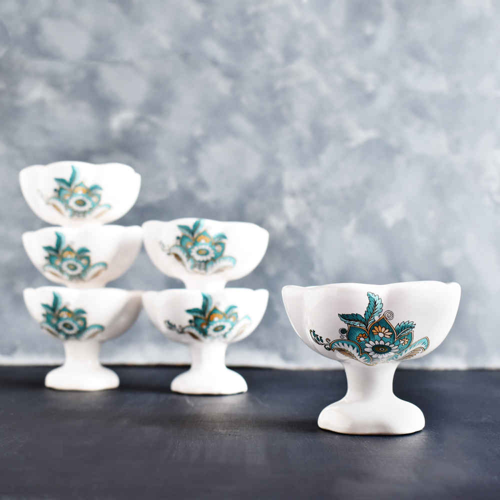 Haft-Sin Schalenset met Spiegel voor Nowruz – Firoozeh (10-delig)