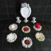 Haft-Sin Schalenset voor Nowruz – Rose (9-delig)