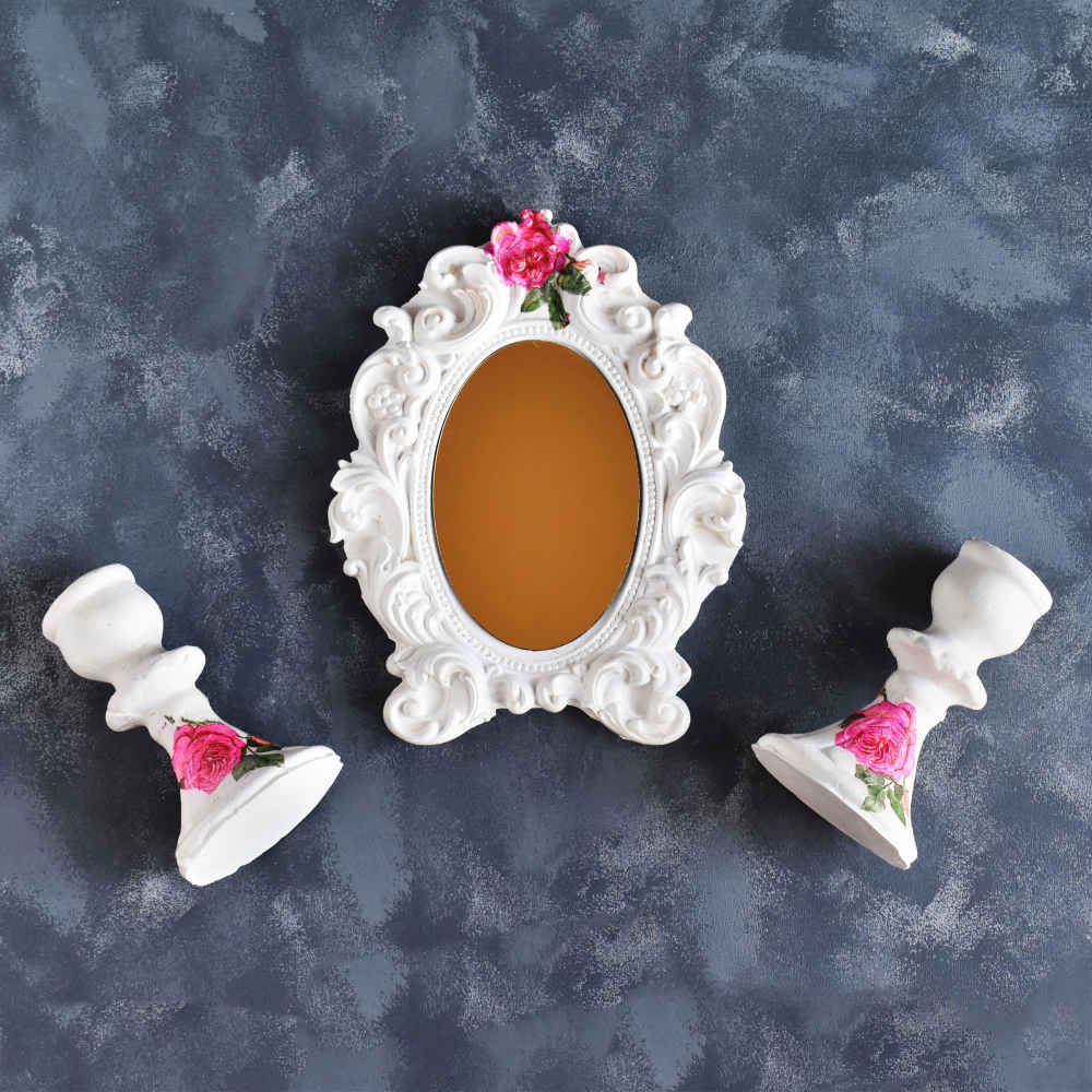 Haft-Sin Schalenset met Spiegel voor Nowruz – Sanam (10-delig)