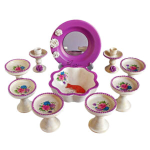 Haft-Sin Schalenset met Spiegel voor Nowruz – Targol (11-delig)