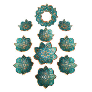 Haft-Sin Schalenset met Spiegel voor Nowruz – Maah