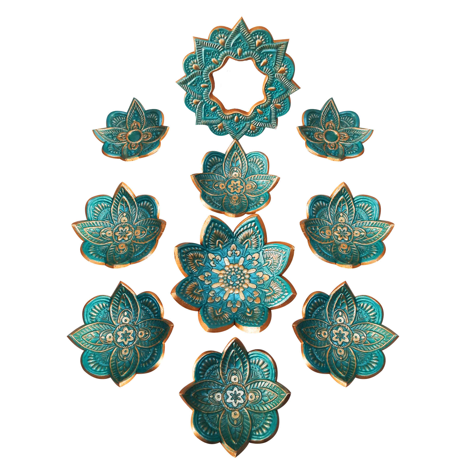 Haft-Sin Schalenset met Spiegel voor Nowruz – Maah