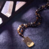 Islamitische Bruine Ketting met Bismillah Hanger