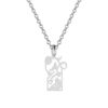 Zilveren Ketting Morghe Eshgh – Perzische Kalligrafie Hanger