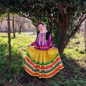 Perzisch Traditioneel Gilaki Kleding Set voor Meisjes