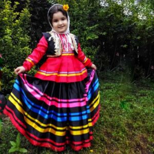 Perzisch Traditioneel Gilaki Kleding Set voor Meisjes