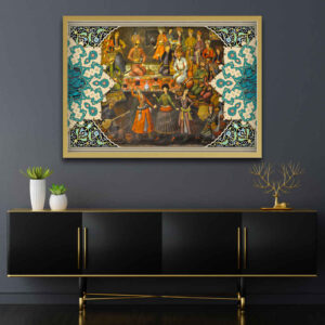 Perzisch Canvas Kunst – Gedrukt Bazm