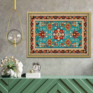 Perzisch Canvas Kunst – Carpet Patterns
