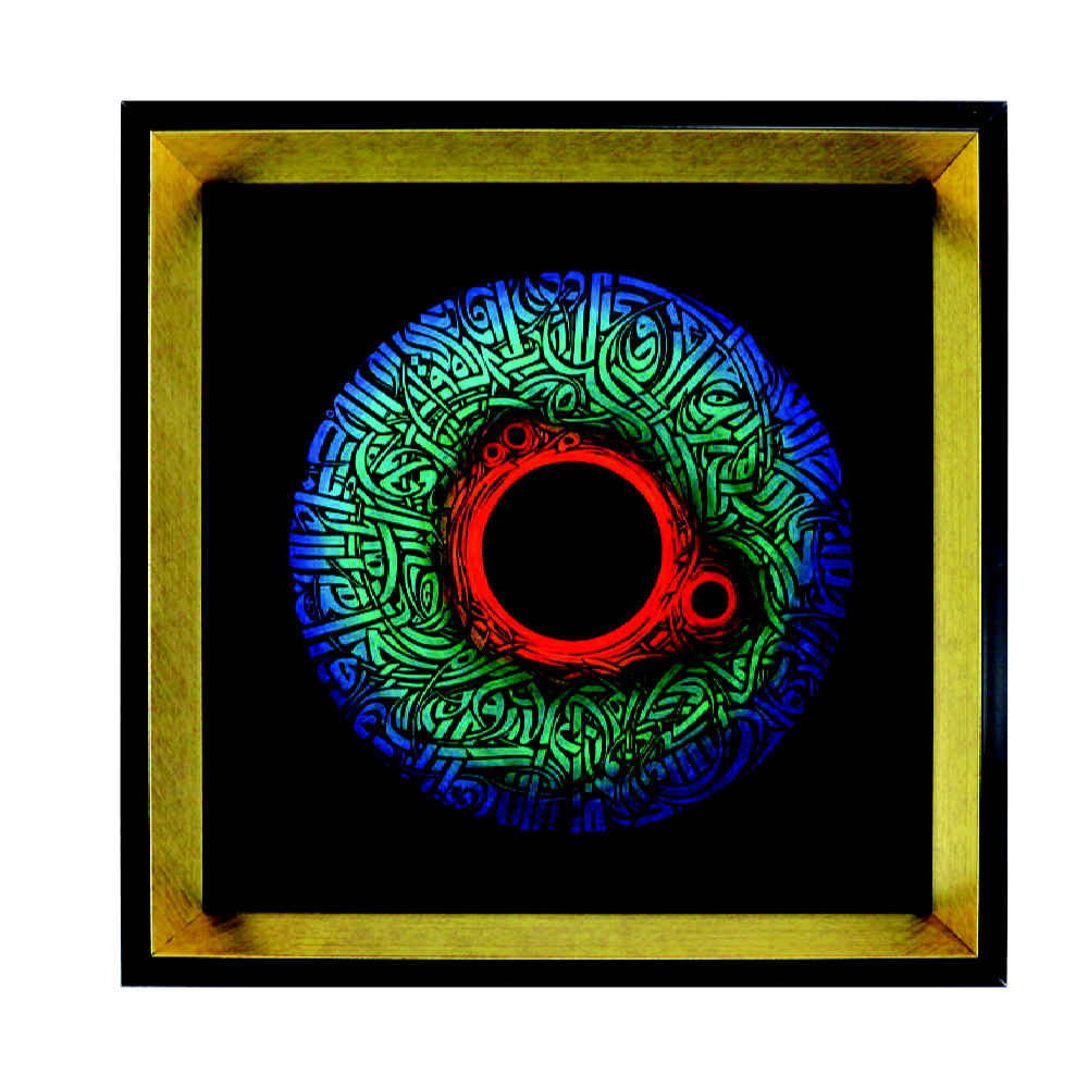 Perzisch Canvas Kunst – Cheshm Nazar (Blauwe Oog)