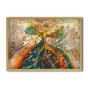 Perzisch Canvas Kunst – Raghs Sama (Sufi Dans)