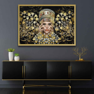 Perzisch Canvas Kunst – Vrouwelijke Elegantie