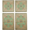 Perzisch Beddengoed Set – Oosterse Stijl Tweepersoons met Termeh Stof – Groen Reyhan