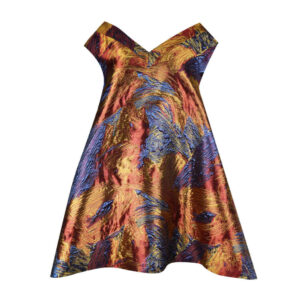Damesmode Jurk – Brons met Patina Design