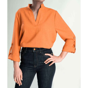 Damesmode Blouse met Lange Mouwen Model Rasta