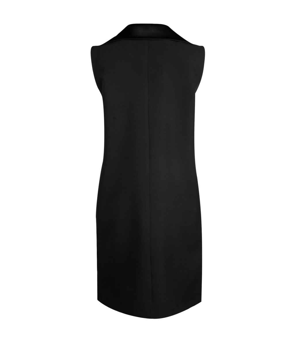 Damesmode Mouwloos Blazer Model Dorsa – Zwart