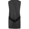 Damesmode Mouwloos Blazer Model Gandom – Grijs