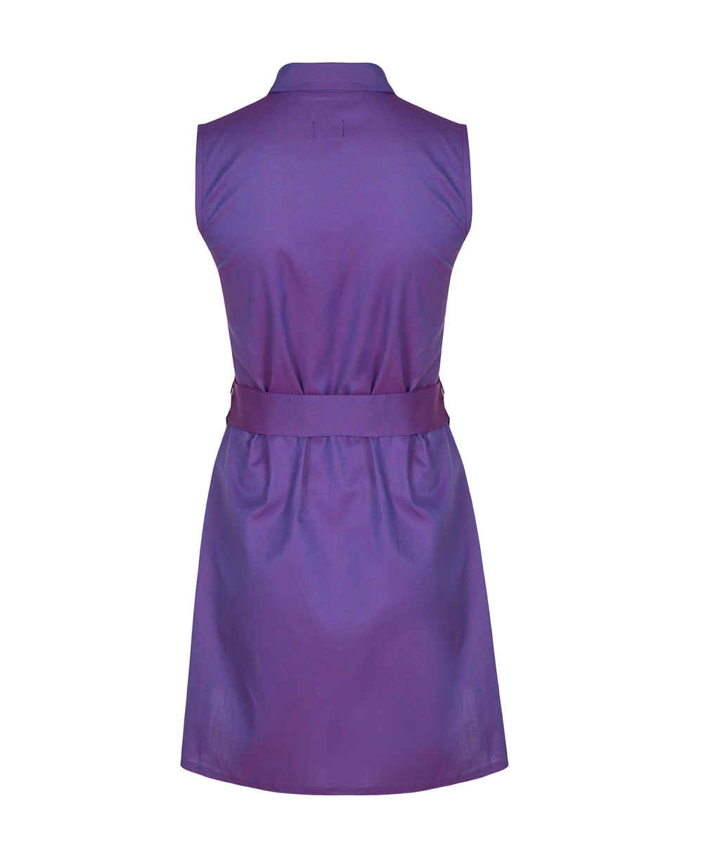 Damesmode Mouwloos Blazer Model Zarin – Purper