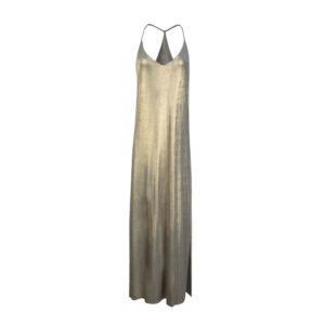 Damesmode Mouwloze Jurk Model Diamond – Zilver
